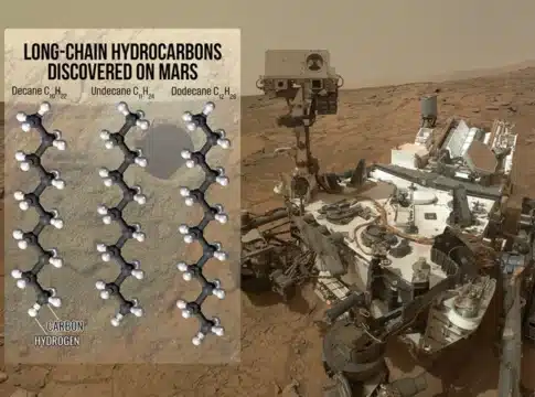 Mars-Hydrocarbons-2025 Largest Organic Molecules Ever Found on Mars Hint at Complex Chemistry